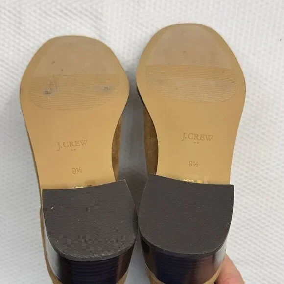 J. Crew Women's Brown Sueded Chelsea Ankle Booties 9.5 - Picture 11 of 13